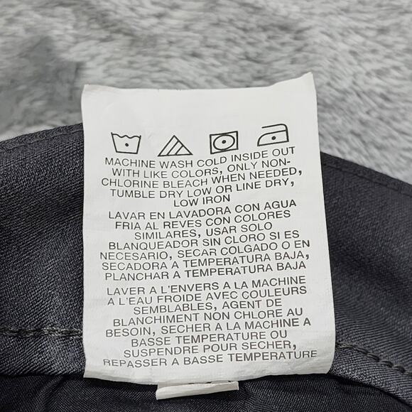 Lee Pants Womens 14 SHORT Gray Wrinkle Free Relaxed Fit Straight Leg Stretch - Picture 7 of 12